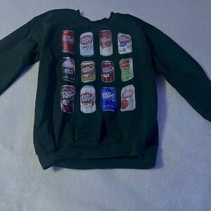 Green Dr. Pepper crewneck!